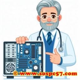 SOSPC57 est le docteur de votre ordinateur et de tous vos périphériques informatiques sur le nord de la Moselle